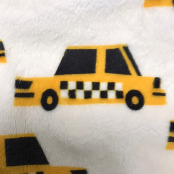 Minky Couture Yellow Taxi Security Blankie/Lovey. NWOT - Picture 4 of 4